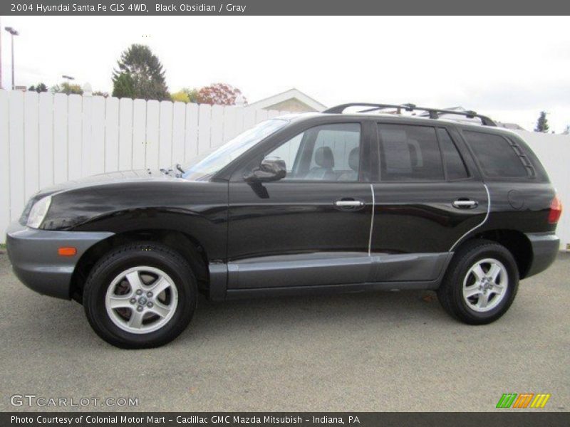 Black Obsidian / Gray 2004 Hyundai Santa Fe GLS 4WD