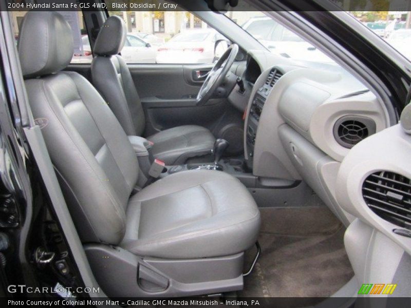 Black Obsidian / Gray 2004 Hyundai Santa Fe GLS 4WD