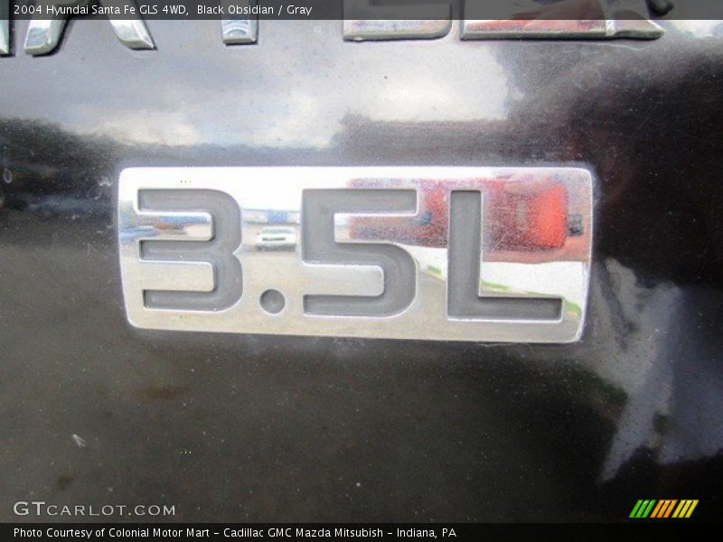 Black Obsidian / Gray 2004 Hyundai Santa Fe GLS 4WD