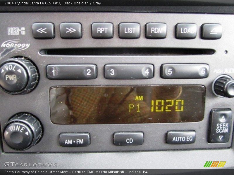 Black Obsidian / Gray 2004 Hyundai Santa Fe GLS 4WD