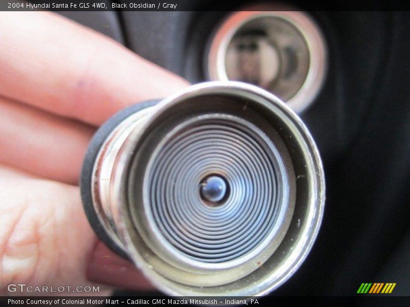 Black Obsidian / Gray 2004 Hyundai Santa Fe GLS 4WD