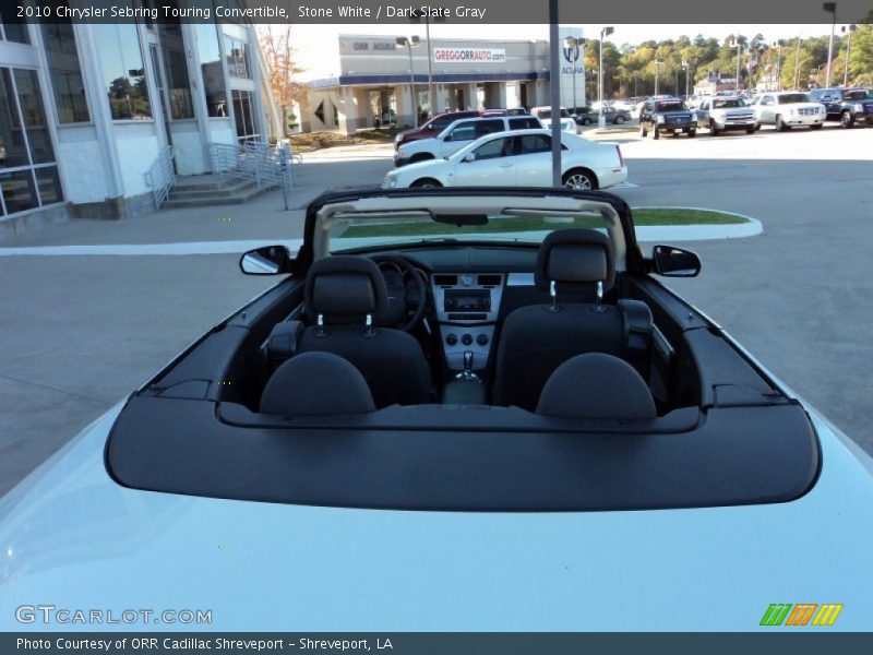 Stone White / Dark Slate Gray 2010 Chrysler Sebring Touring Convertible