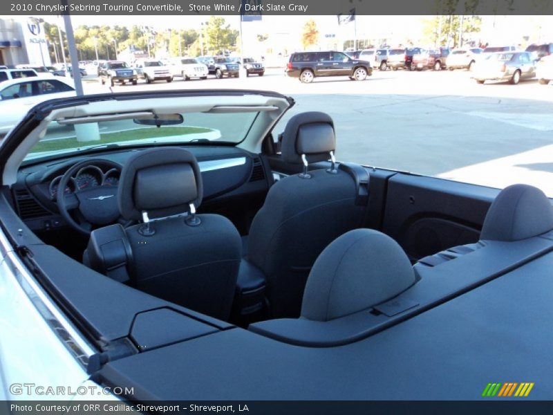 Stone White / Dark Slate Gray 2010 Chrysler Sebring Touring Convertible