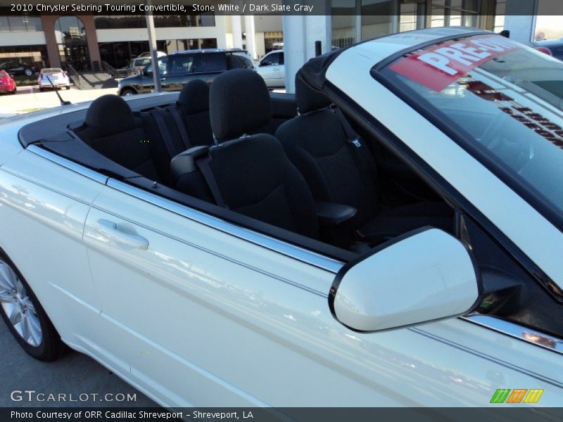 Stone White / Dark Slate Gray 2010 Chrysler Sebring Touring Convertible