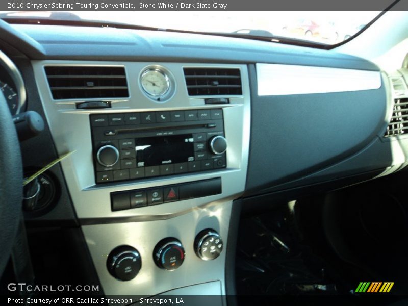 Stone White / Dark Slate Gray 2010 Chrysler Sebring Touring Convertible