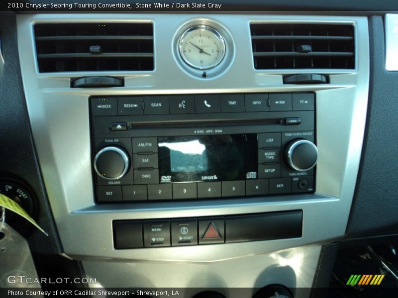 Stone White / Dark Slate Gray 2010 Chrysler Sebring Touring Convertible