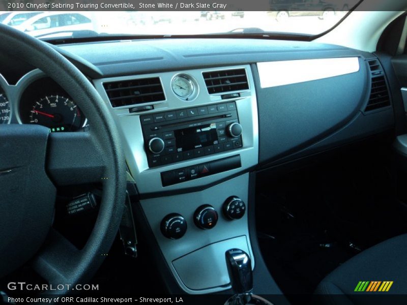 Stone White / Dark Slate Gray 2010 Chrysler Sebring Touring Convertible