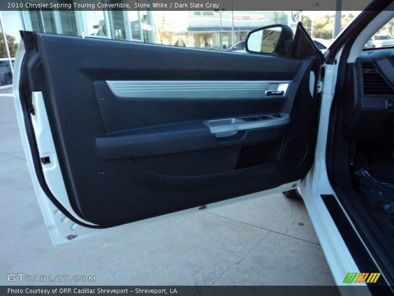 Stone White / Dark Slate Gray 2010 Chrysler Sebring Touring Convertible