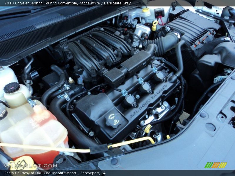 Stone White / Dark Slate Gray 2010 Chrysler Sebring Touring Convertible