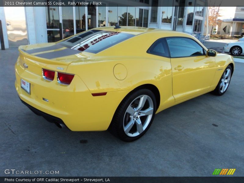Rally Yellow / Black 2011 Chevrolet Camaro SS Coupe
