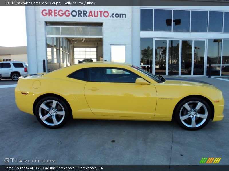 Rally Yellow / Black 2011 Chevrolet Camaro SS Coupe
