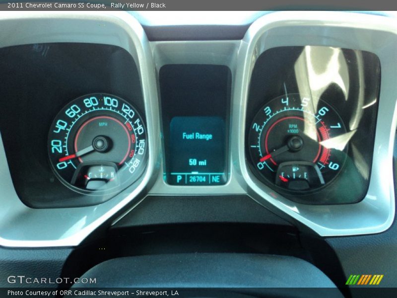 Rally Yellow / Black 2011 Chevrolet Camaro SS Coupe