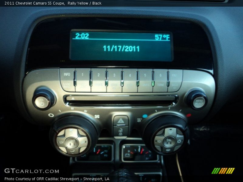 Rally Yellow / Black 2011 Chevrolet Camaro SS Coupe