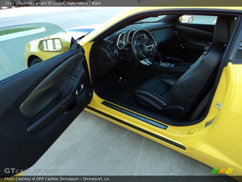 Rally Yellow / Black 2011 Chevrolet Camaro SS Coupe