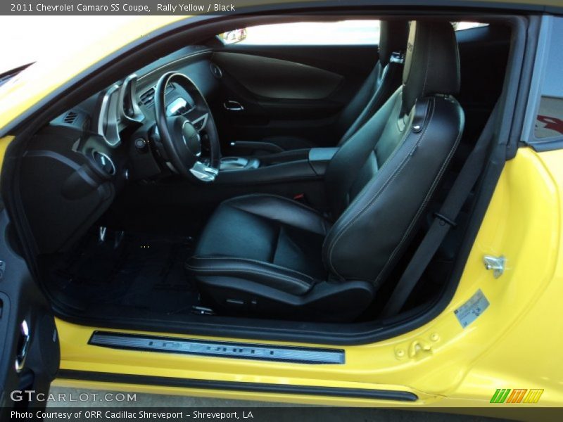 Rally Yellow / Black 2011 Chevrolet Camaro SS Coupe