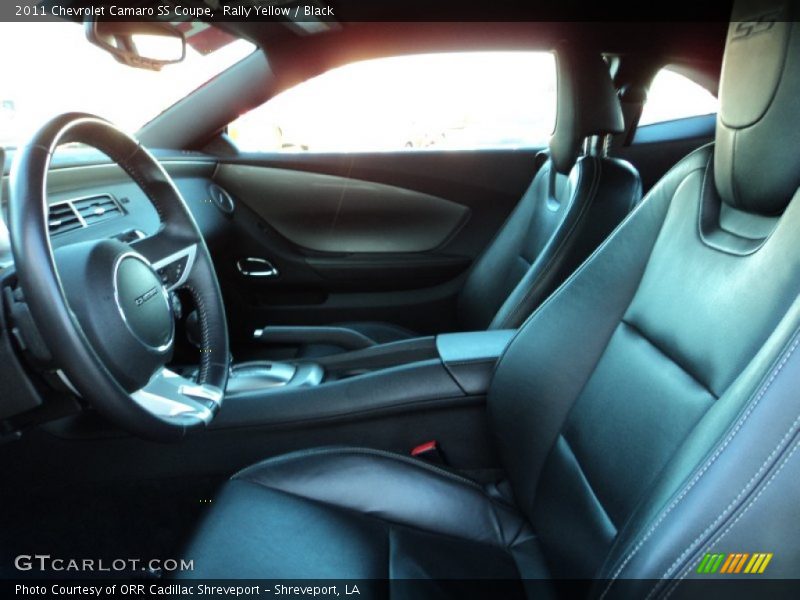 Rally Yellow / Black 2011 Chevrolet Camaro SS Coupe