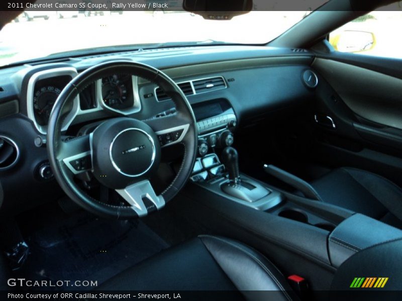 Black Interior - 2011 Camaro SS Coupe 
