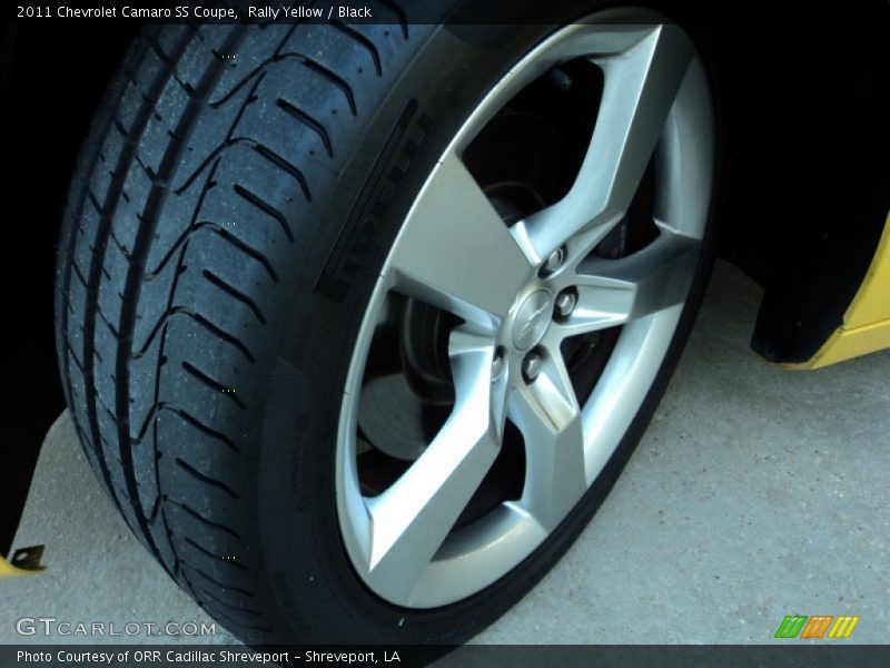 Rally Yellow / Black 2011 Chevrolet Camaro SS Coupe