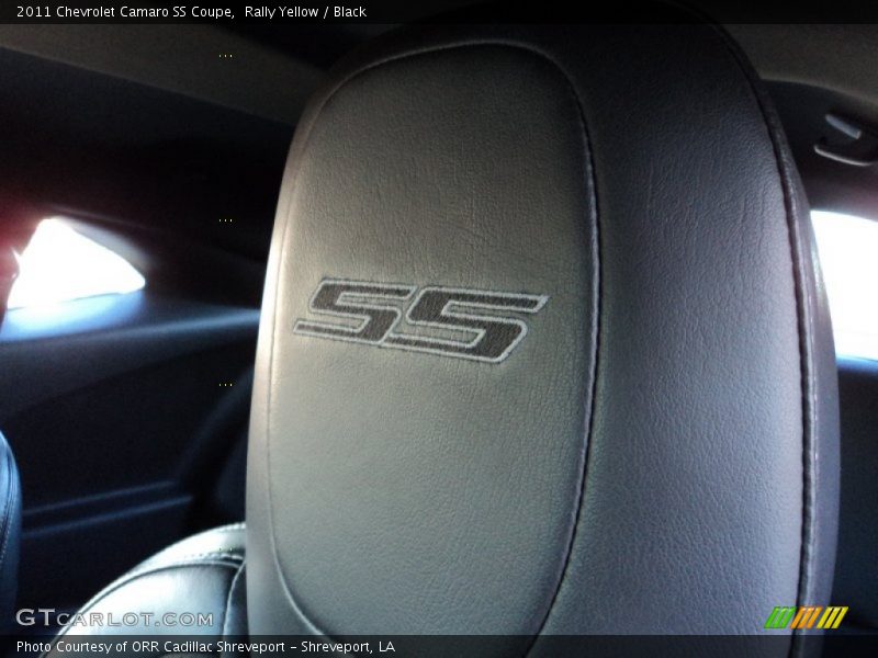Rally Yellow / Black 2011 Chevrolet Camaro SS Coupe