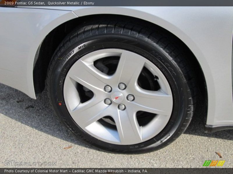 Quicksilver Metallic / Ebony 2009 Pontiac G6 Sedan