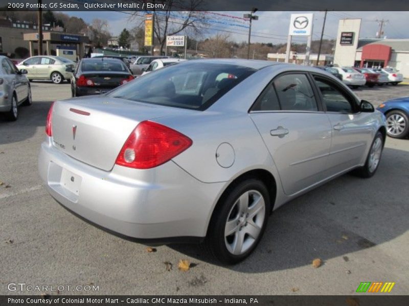 Quicksilver Metallic / Ebony 2009 Pontiac G6 Sedan