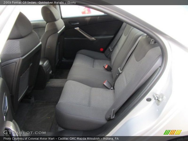 Quicksilver Metallic / Ebony 2009 Pontiac G6 Sedan