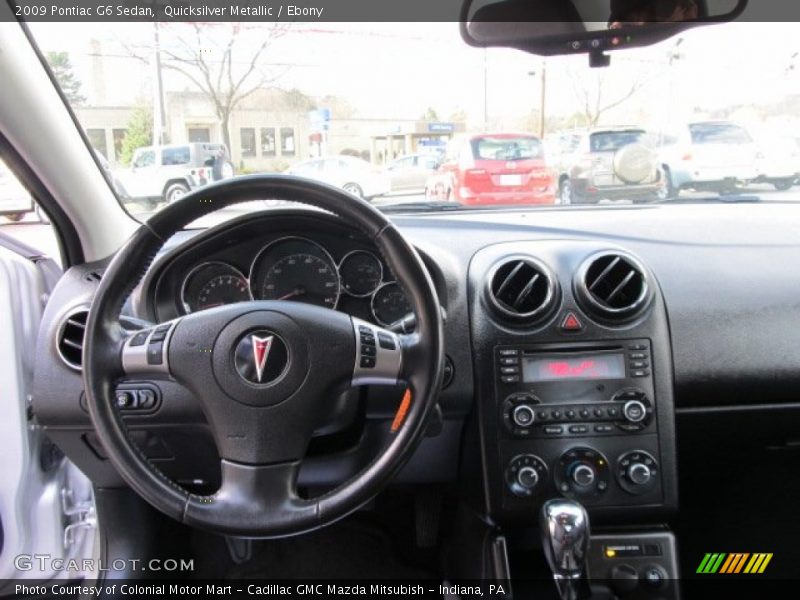 Quicksilver Metallic / Ebony 2009 Pontiac G6 Sedan