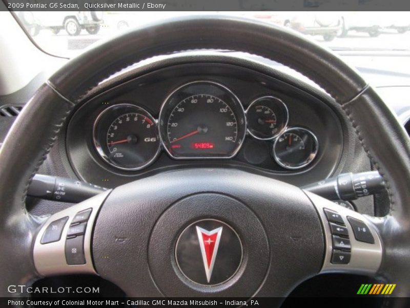 Quicksilver Metallic / Ebony 2009 Pontiac G6 Sedan
