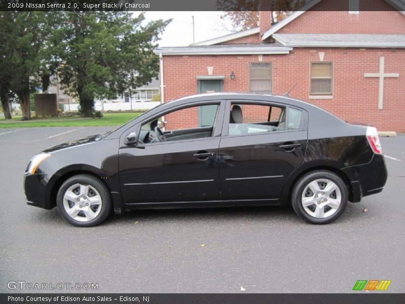 Super Black / Charcoal 2009 Nissan Sentra 2.0