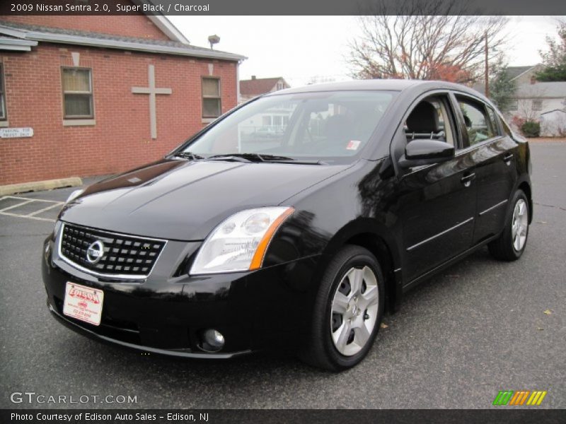 Super Black / Charcoal 2009 Nissan Sentra 2.0