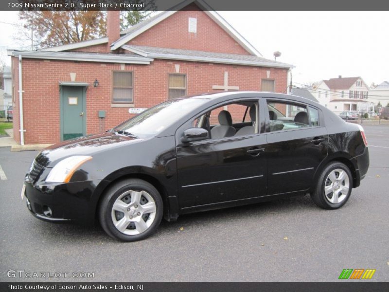 Super Black / Charcoal 2009 Nissan Sentra 2.0