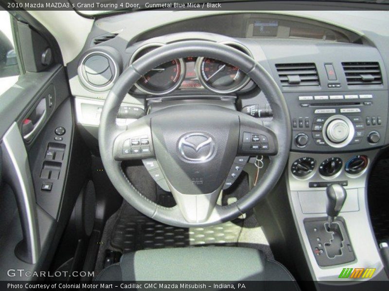 Gunmetal Blue Mica / Black 2010 Mazda MAZDA3 s Grand Touring 4 Door