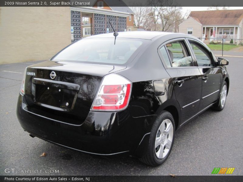 Super Black / Charcoal 2009 Nissan Sentra 2.0