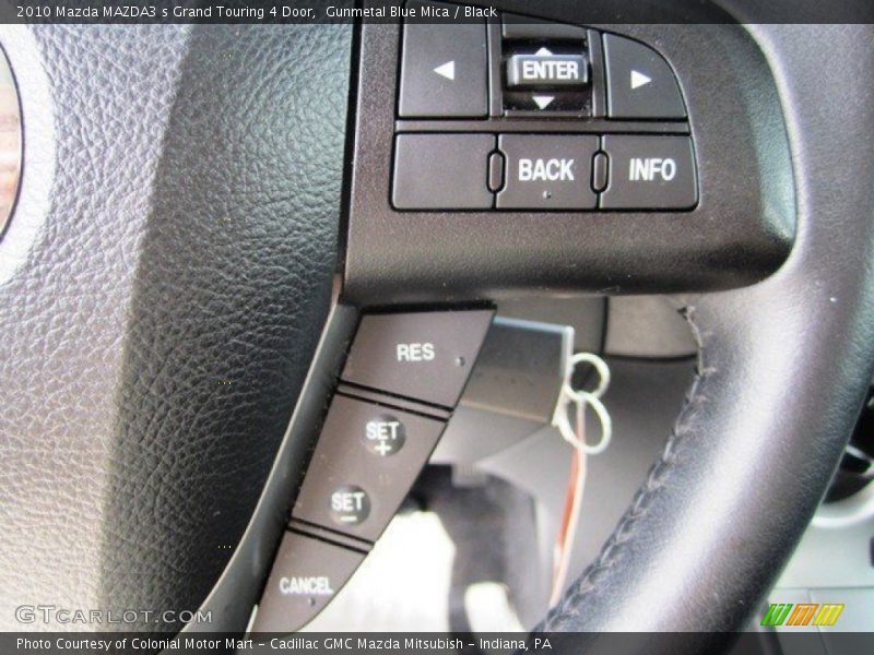 Gunmetal Blue Mica / Black 2010 Mazda MAZDA3 s Grand Touring 4 Door