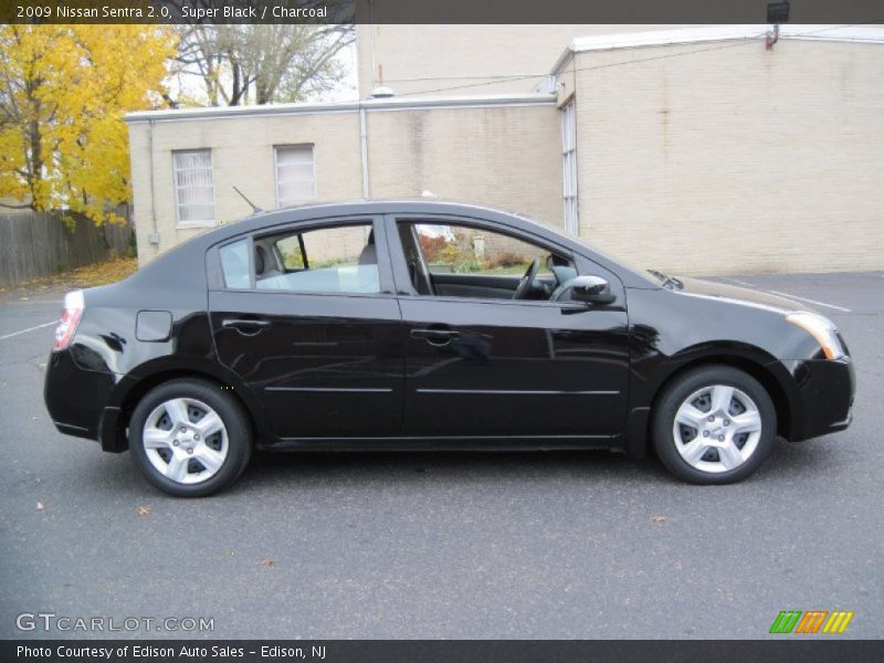 Super Black / Charcoal 2009 Nissan Sentra 2.0