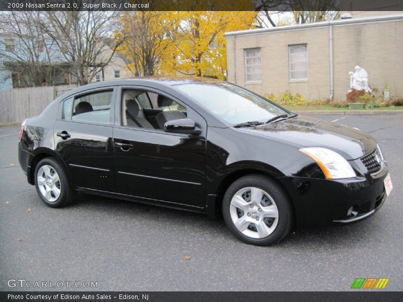 Super Black / Charcoal 2009 Nissan Sentra 2.0