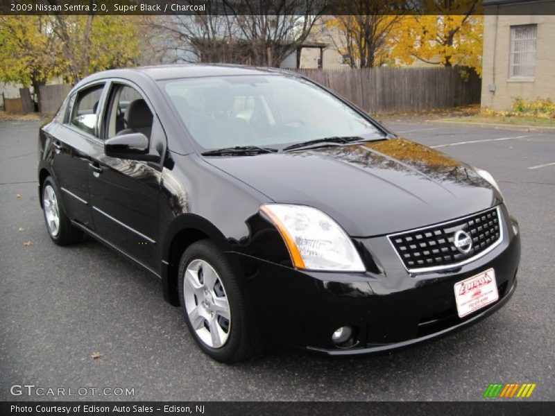 Super Black / Charcoal 2009 Nissan Sentra 2.0