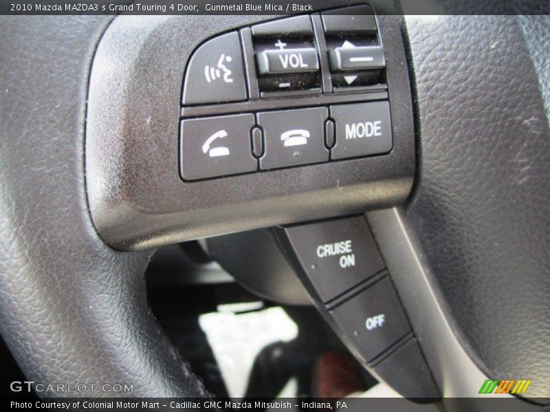 Gunmetal Blue Mica / Black 2010 Mazda MAZDA3 s Grand Touring 4 Door
