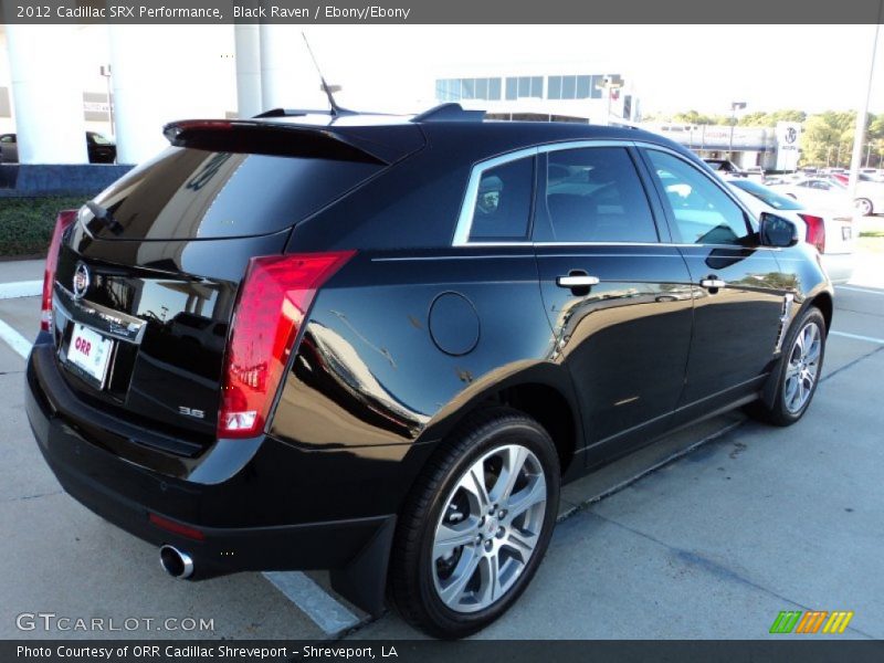 Black Raven / Ebony/Ebony 2012 Cadillac SRX Performance