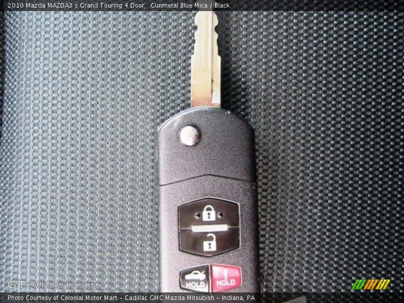 Gunmetal Blue Mica / Black 2010 Mazda MAZDA3 s Grand Touring 4 Door