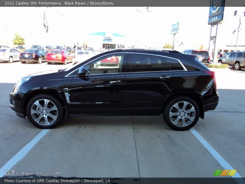 Black Raven / Ebony/Ebony 2012 Cadillac SRX Performance