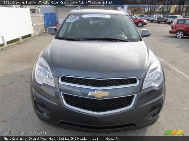 Cyber Gray Metallic / Light Titanium/Jet Black 2011 Chevrolet Equinox LT AWD