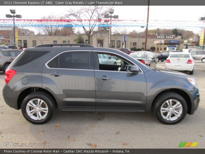 Cyber Gray Metallic / Light Titanium/Jet Black 2011 Chevrolet Equinox LT AWD