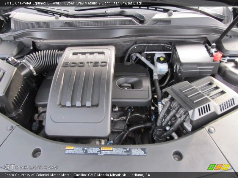 Cyber Gray Metallic / Light Titanium/Jet Black 2011 Chevrolet Equinox LT AWD