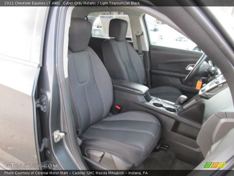 Cyber Gray Metallic / Light Titanium/Jet Black 2011 Chevrolet Equinox LT AWD