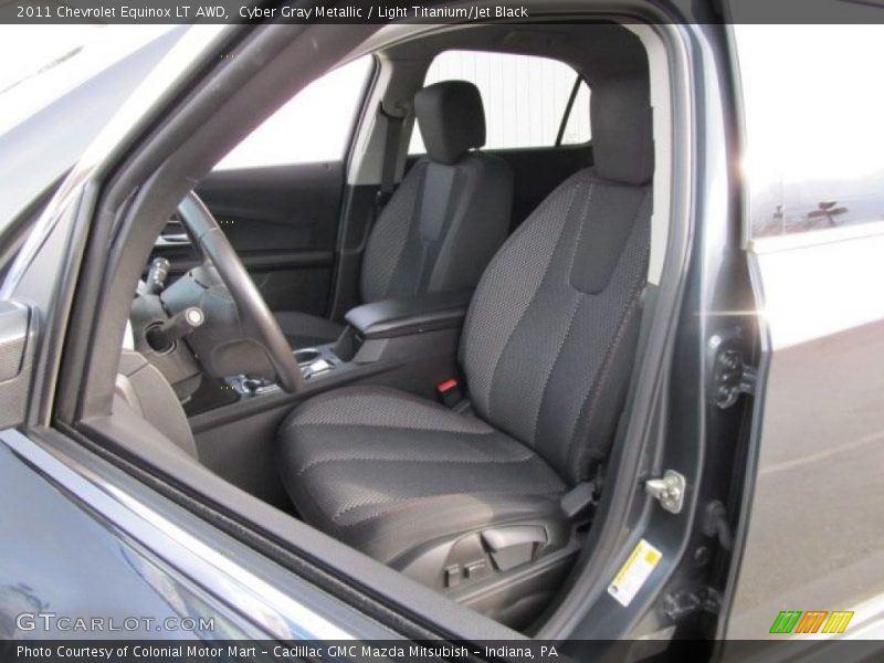 Cyber Gray Metallic / Light Titanium/Jet Black 2011 Chevrolet Equinox LT AWD