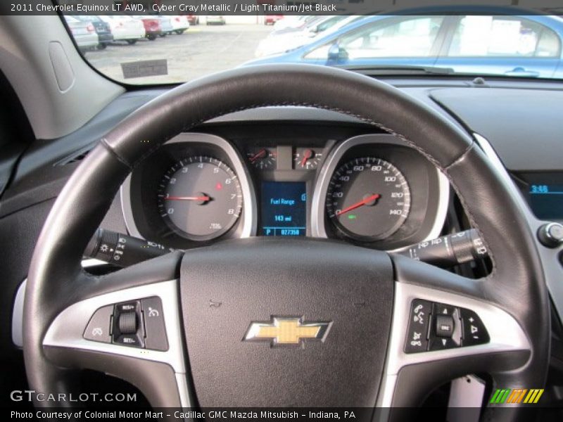 Cyber Gray Metallic / Light Titanium/Jet Black 2011 Chevrolet Equinox LT AWD