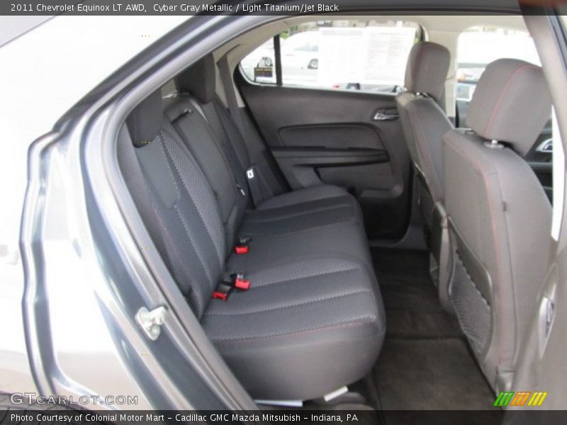 Cyber Gray Metallic / Light Titanium/Jet Black 2011 Chevrolet Equinox LT AWD