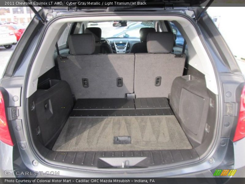 Cyber Gray Metallic / Light Titanium/Jet Black 2011 Chevrolet Equinox LT AWD