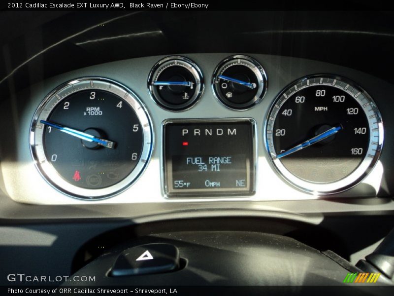 Black Raven / Ebony/Ebony 2012 Cadillac Escalade EXT Luxury AWD
